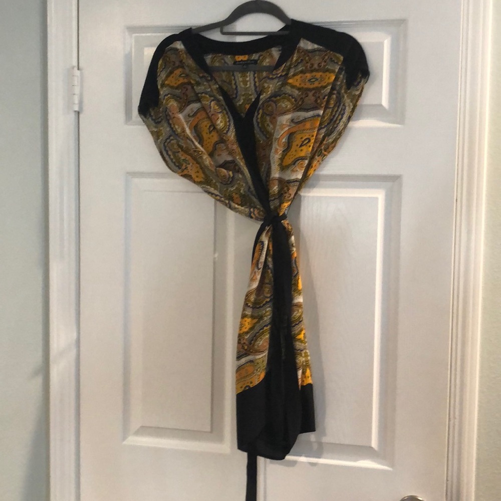 Adorable paisley Broadway and Broom silk dress